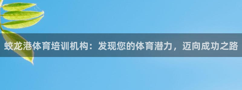 焦点娱乐传媒有限公司怎么样啊知乎：蛟龙港体育培训机构