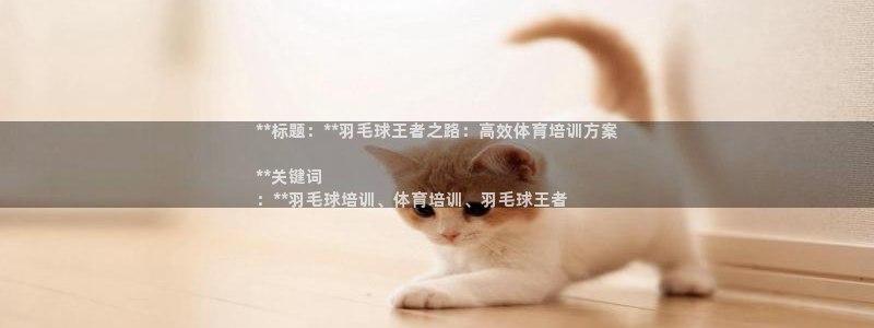 焦点娱乐官网下载安装最新版：**标题：**羽毛球王者