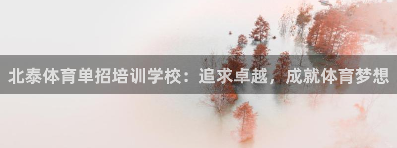 焦点娱乐拉菲11月11日：北泰体育单招培训学校：追求