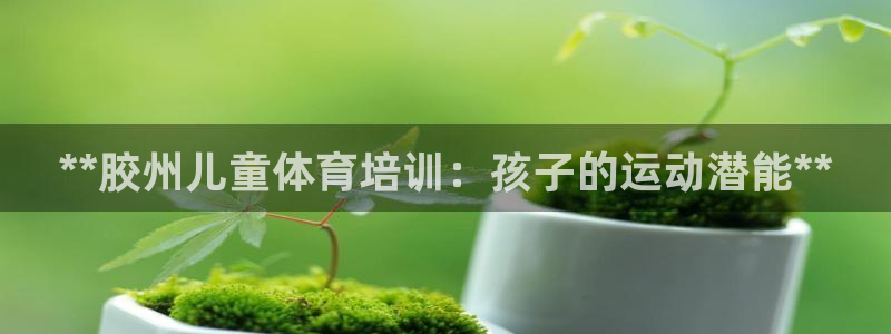 焦点娱乐跨服怎么玩：**胶州儿童体育培训：孩子的运动